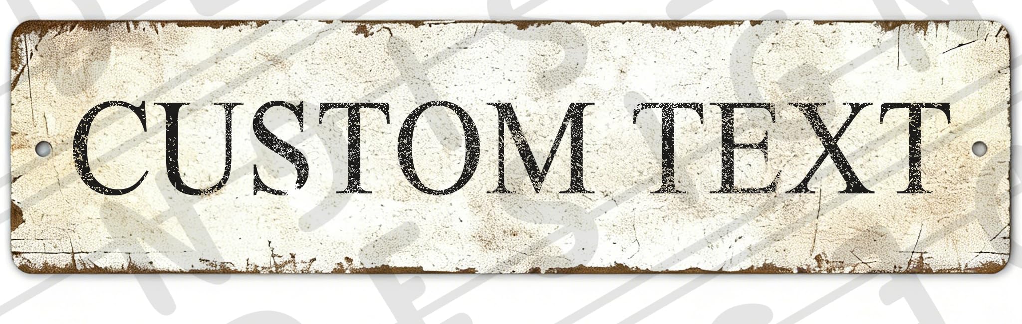Nggbbdygb Black-234 Custom Metal Sign 16X4 Personalized Text For Garden Fence Sign