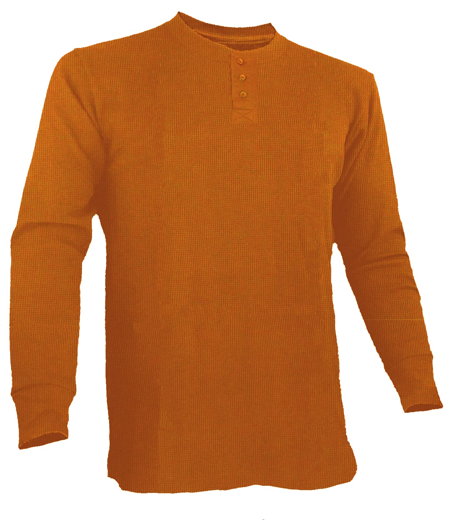 Styllion Henley Thermal THLS (Small, Dark Orange)