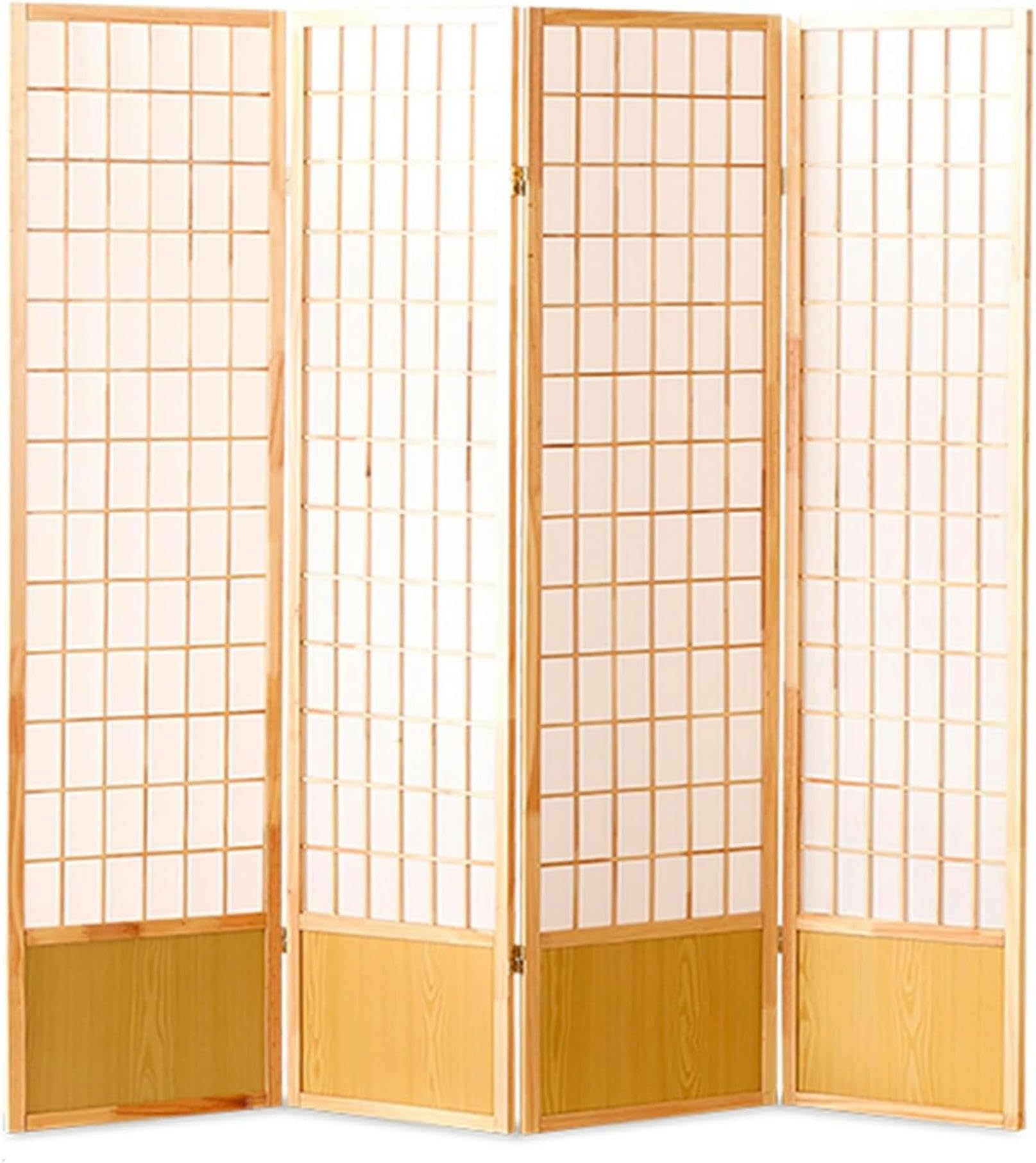 Paravent japonais en bois pour créer un coin dressing intime ou un bureau dans votre studio
