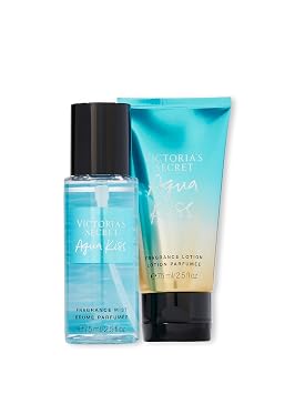 Victoria's Secret Aqua Kiss 2 Piece Mini Mist & Lotion Gift Set