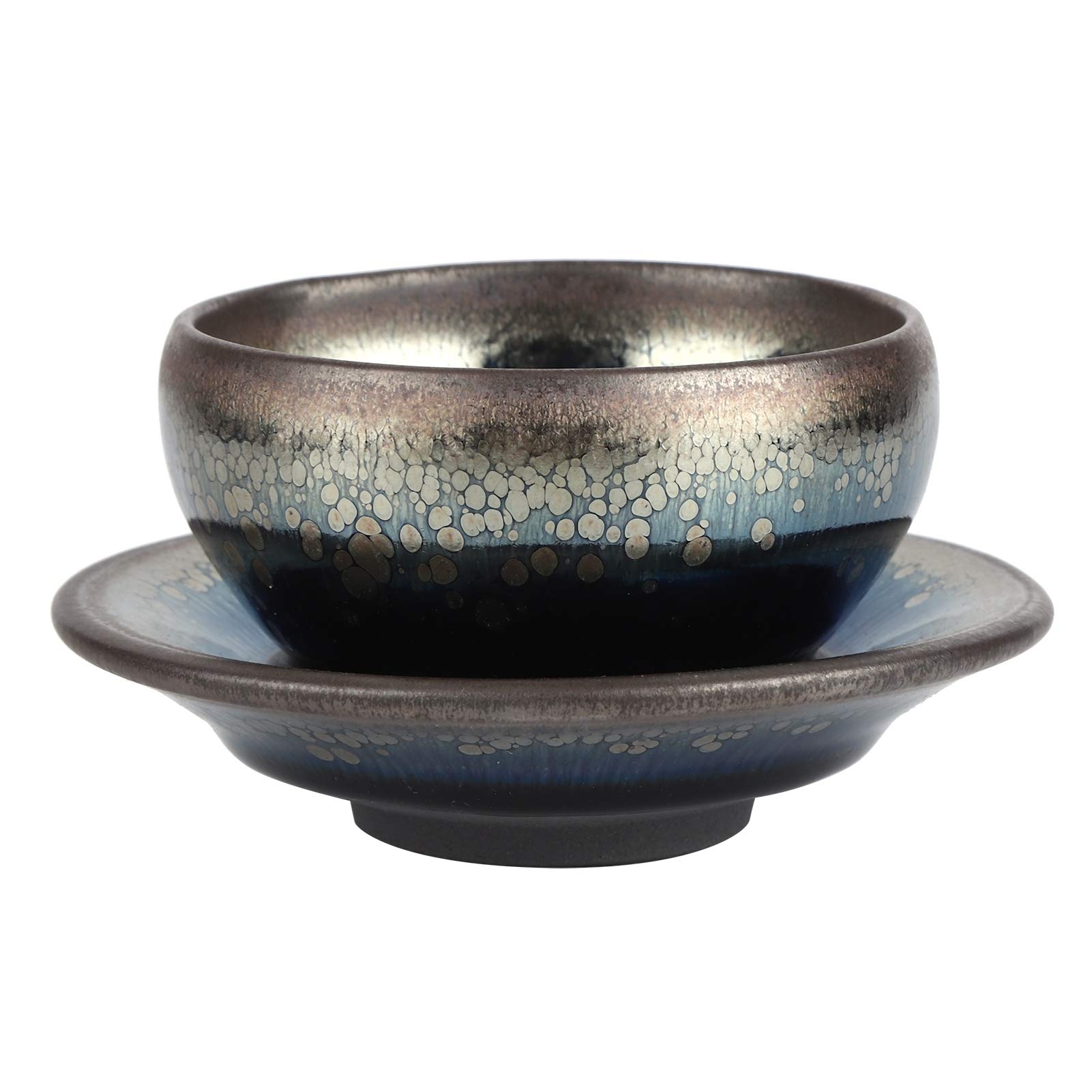 Tea Set, Japanese Ceramic Tea Set Tea Whisk Holder Kit Service Tool Tea Ceremony Accessories (#2)