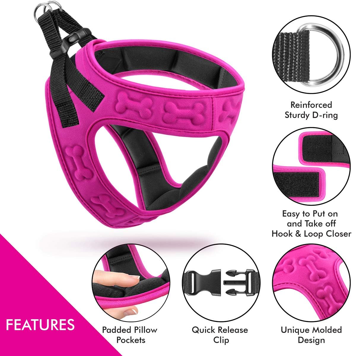 Comfort Fit No Pull Dog Harness for Small Medium & Large Dogs - Image 3