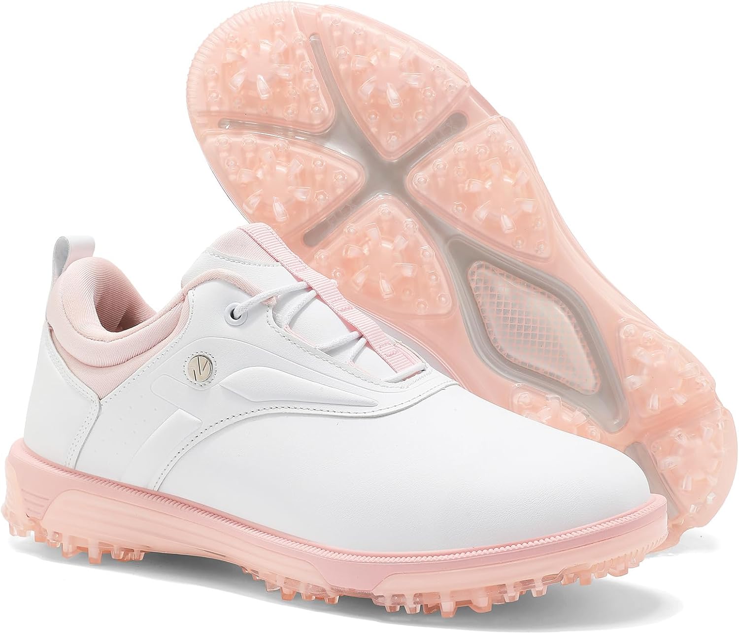 ULTIANT Women Golf Shoes Waterproof Spikeless Indoor Golf Sneakers Outdoor Non-Slip Sport Size 5-10