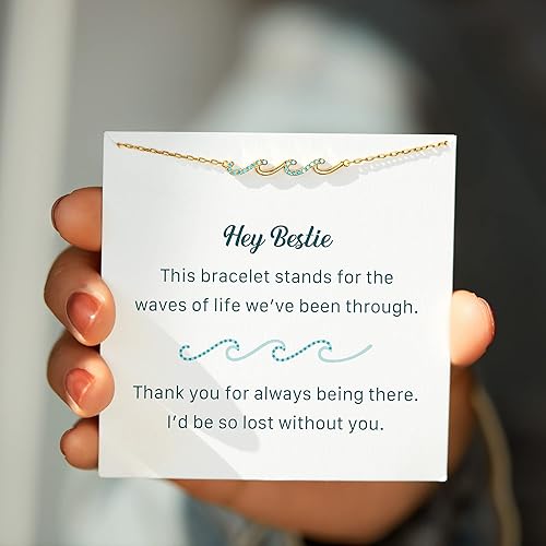 Miniatura 6 de STORYJEWELLERY Regalo para amigas, pulsera de mejor amiga, pulsera de amistad para mujeres, regalos para amigas, mujeres, regalos cristianos para