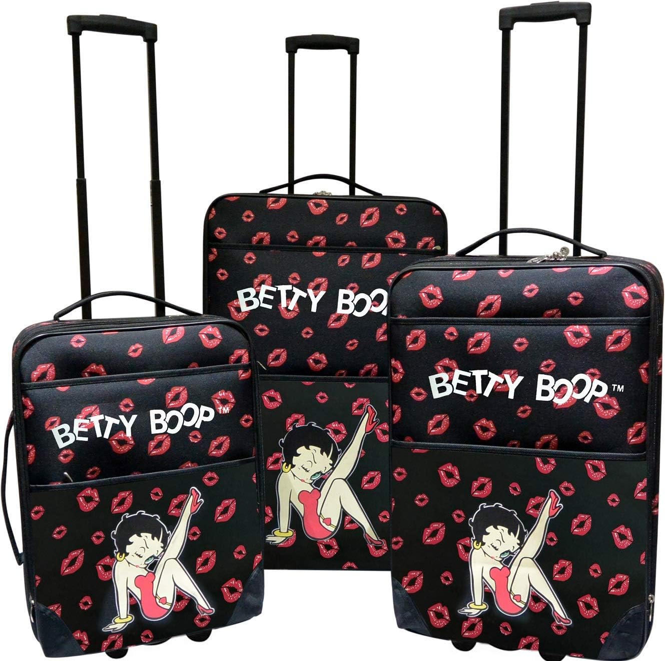 Amazon.com: Betty Boop Juego de equipaje con tamaño de transporte. 20.0 in,  24.0 in, 28.3 in, 3 piezas un conjunto. ampliable, ligero : Ropa, Zapatos y  Joyería