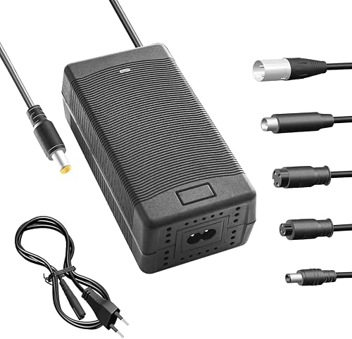 Yasco Lithium Battery Charger for Electric Bicycles, Scooters, E-Bike, Boat,