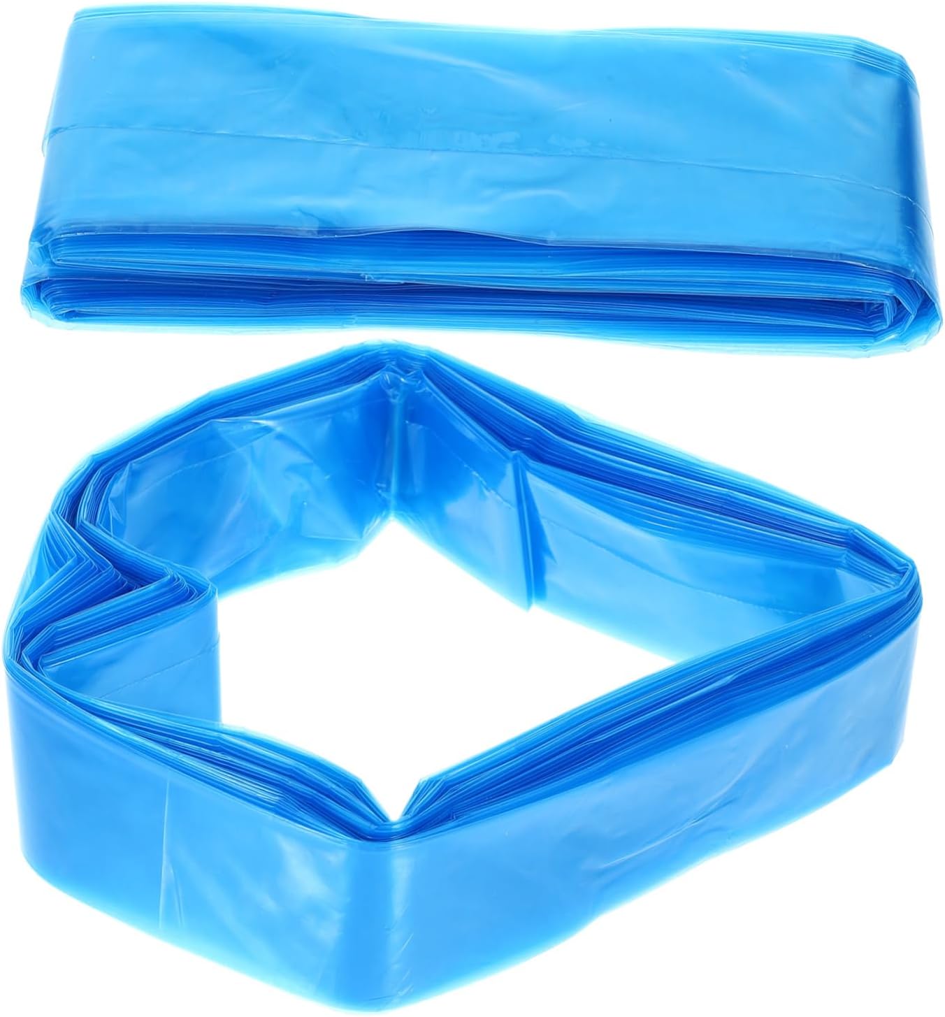 Kisangel 2rolls Diaper Trash Bags Thick Pe Material for Easy Disposal for Diaper Pails and Organizers Transparent Design for Quick Content Visibility
