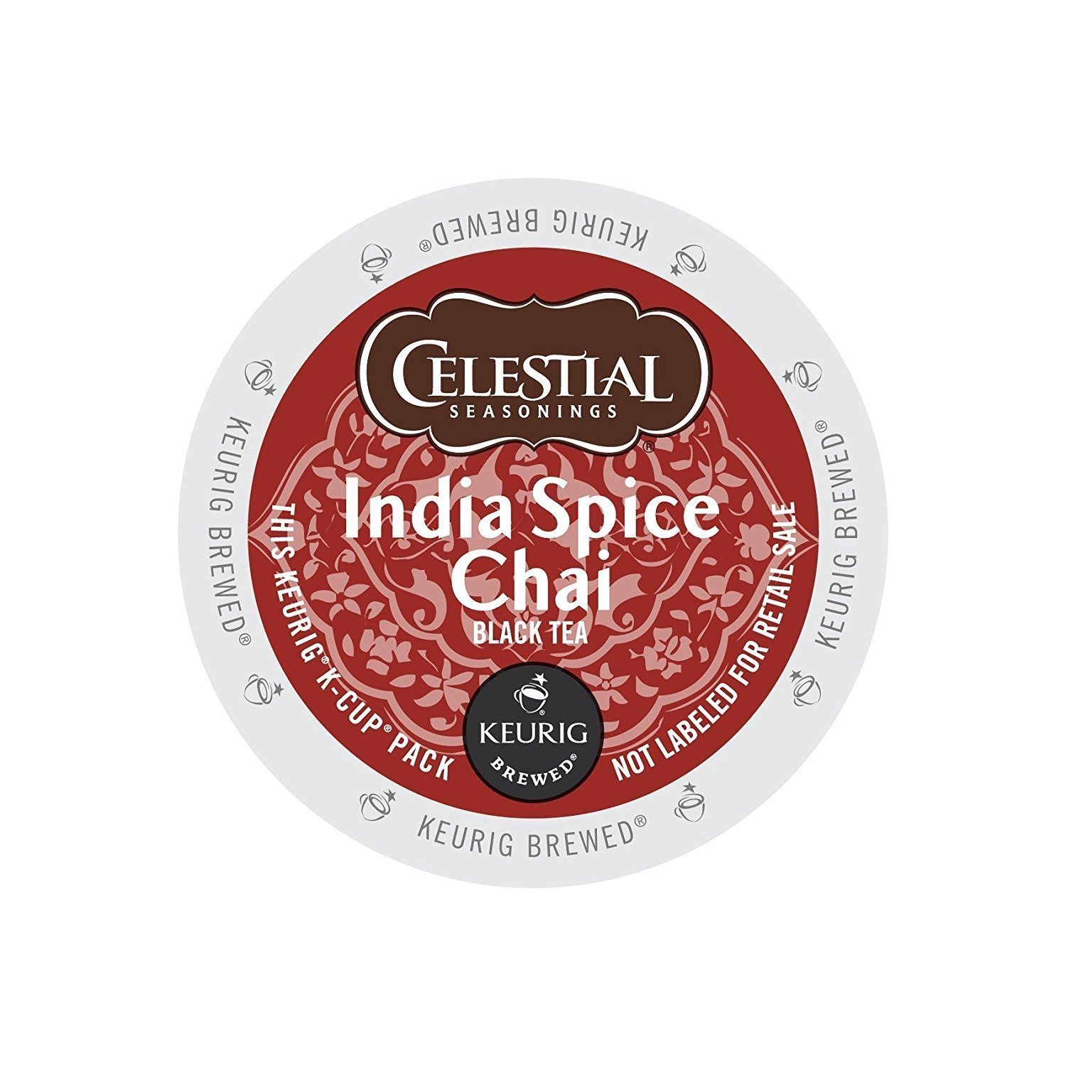 Celestial Seasonings India Spice Chai Tea KCup 48 Count
