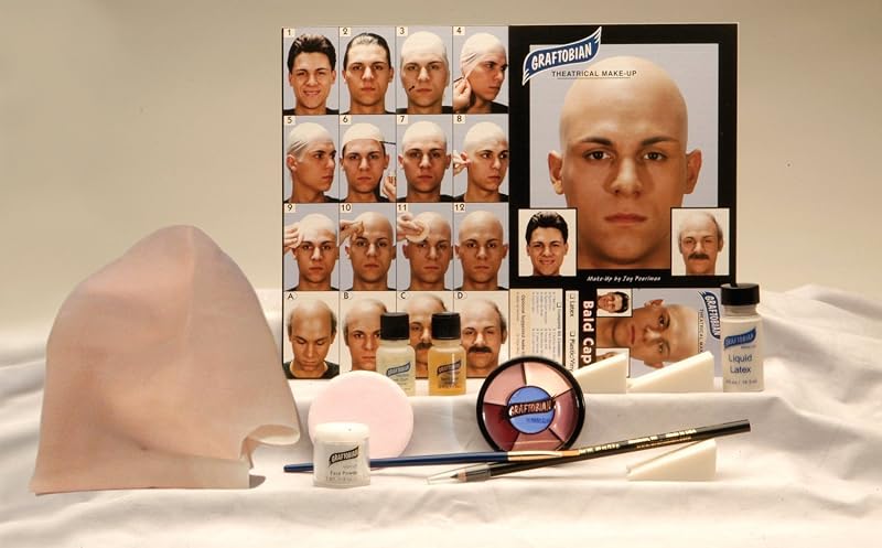 Graftobian Complete Latex Bald Cap Kit with Instructions