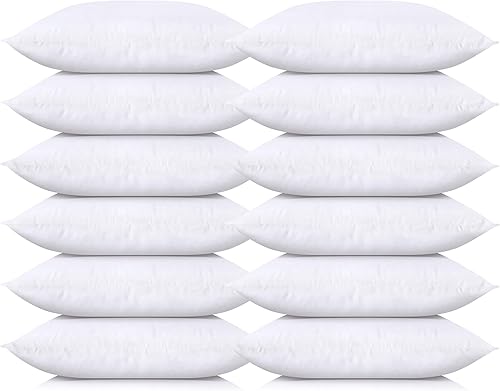 Miniatura 9 de Utopia Bedding - Relleno de almohadas decorativas (juego de 24, color blanco), almohadas de 16 x 16 pulgadas para sofá, cama y sofá de relleno