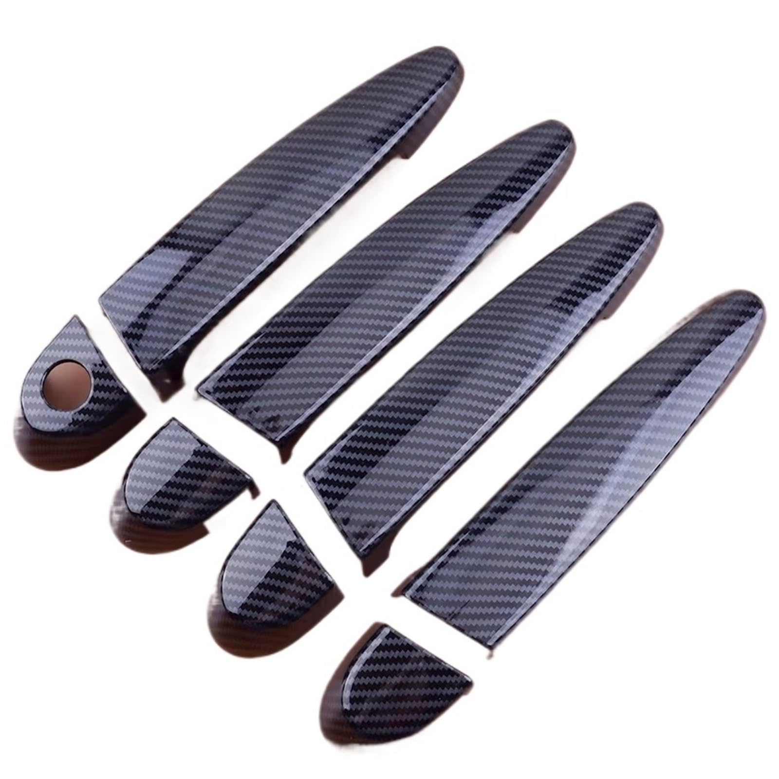CFDEKOIB Exterior Door Handle Cover Car Door Handle Cap Outer Cover Compatible with X6 for E71 2008-2013 Frame Trim Plus Extra Pair Set Accessories