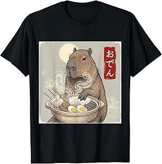 カピバラおでん 鍋 Tシャツ