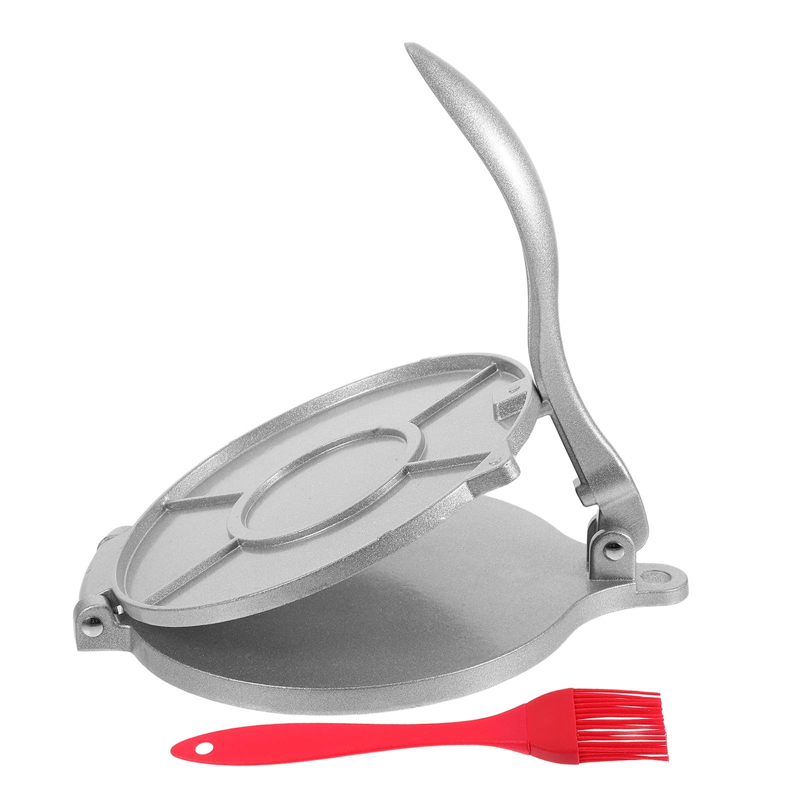 LALAFINA Máquina Manual para Hacer Empanadillas y Pierogies de Aleación de Aluminio con Cepillo de Silicona, Fácil de Limpiar, Adecuado para Reuniones Familiares y Fiestas
