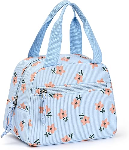 Miniatura 21 de Bolsa de almuerzo, bolsa de almuerzo aislada para mujeres y hombres, lonchera impermeable, bolsa de almuerzo tipo tote de gran capacidad,