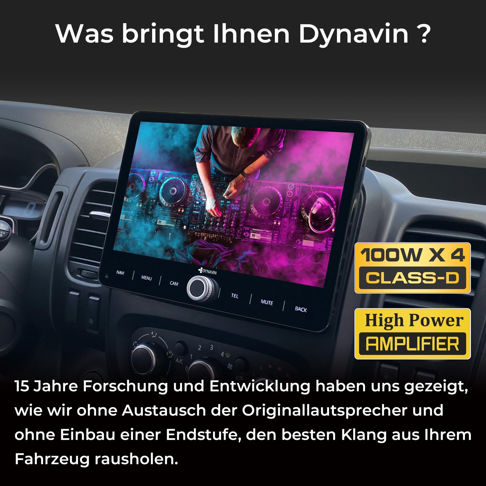 DYNAVIN Android Autoradio Navi für Renault Trafic 3 Opel Vivaro FIAT Talento, 10,1 Zoll Radio mit Wireless Carplay und Android Auto | Head-up Display | Inkl. DAB+: D9-RNTRF Premium Flex
