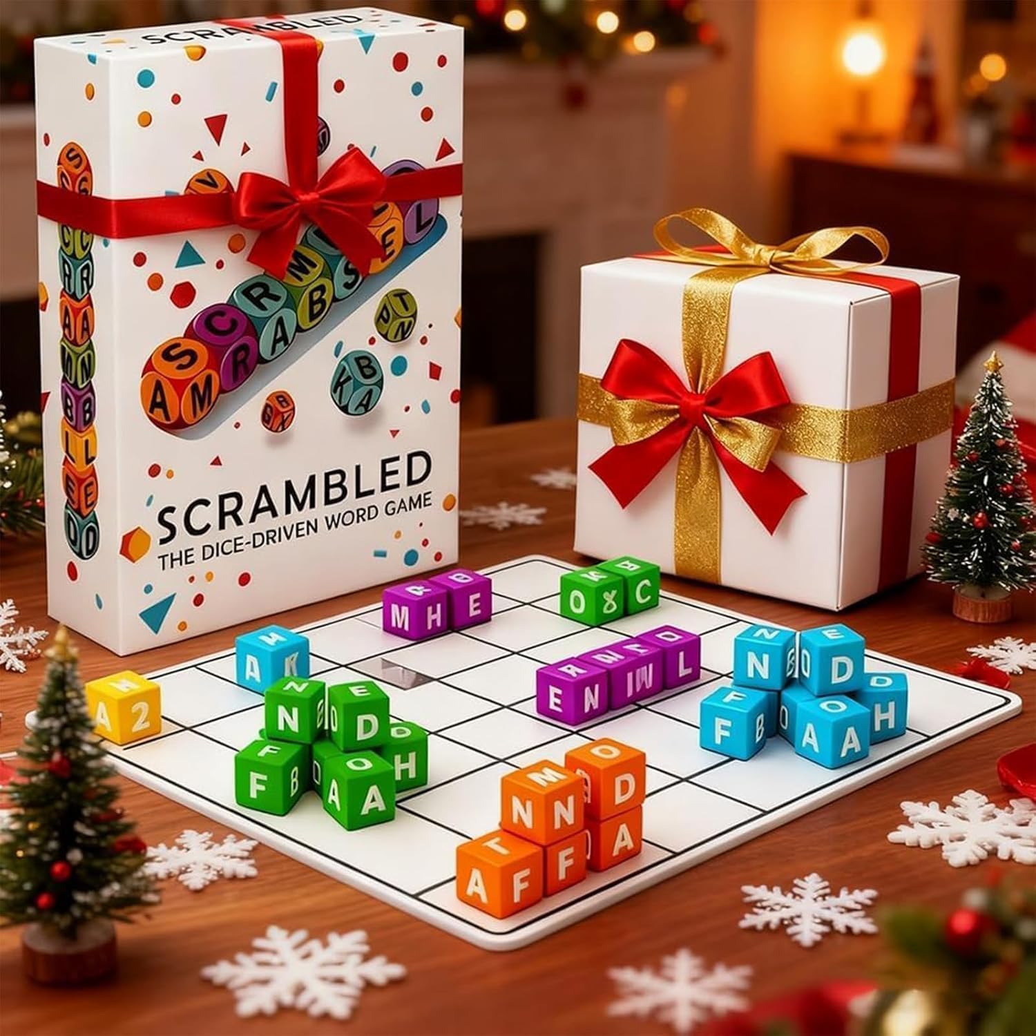 NEERIX Scrambled The Dice-Driven Word Game Fast-Paced Party Game, 36 Pcs - Image 2
