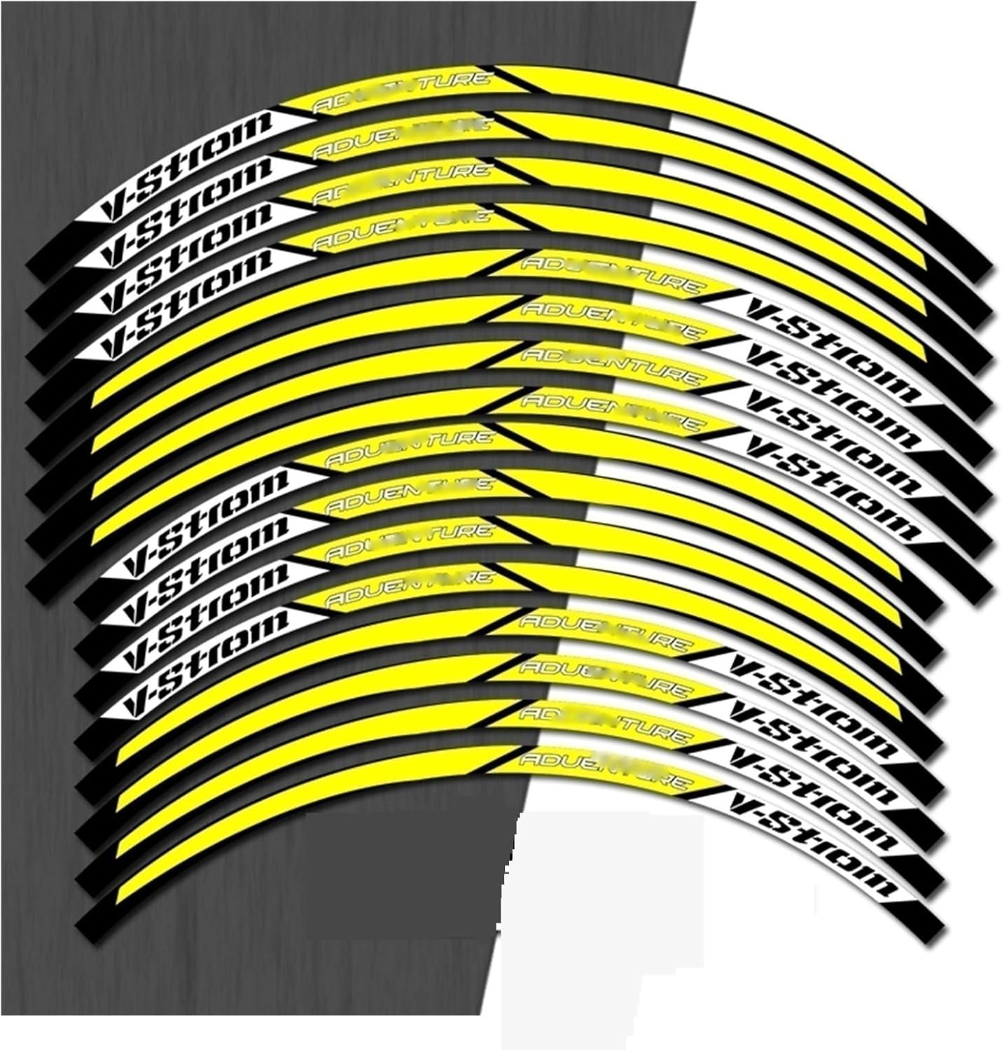 for S&uzuki for DL650 for DL1000 for V Strom 1050 for XT 650 Motorcycle Sticker Wheel Rim Decal Wheel Stickers(4)