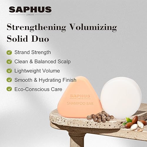 Miniatura 2 de Barra de champú de aceite de ricino y barra de acondicionador de argán  Fortalecimiento y engrosamiento sólido para el cuidado del cabello para