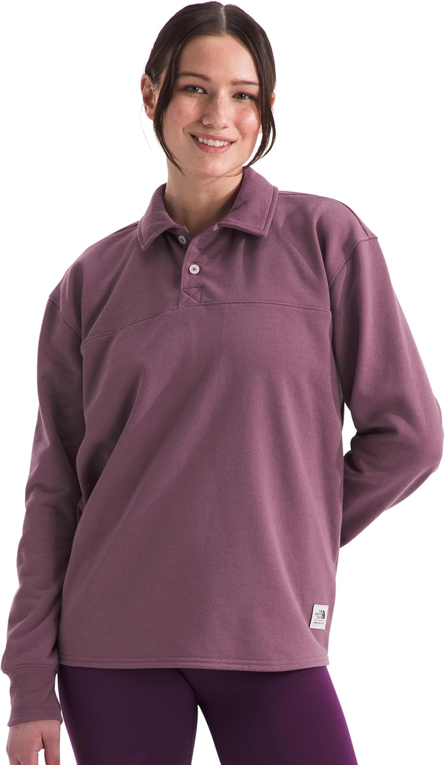 The North FACE Womens Long Sleeve Heritage Patch Rugby Shirt