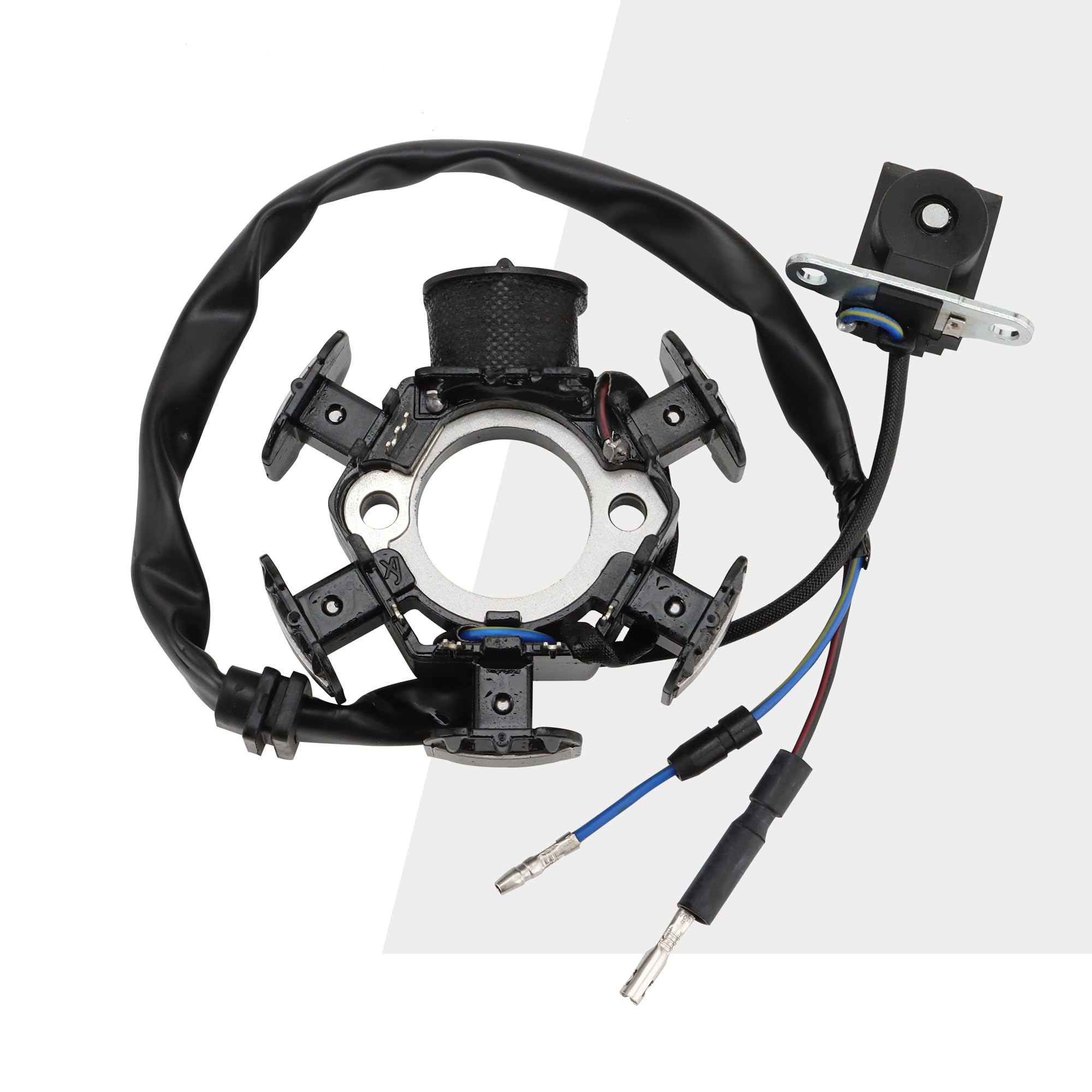 GOOFIT 6 Bobina 2 Alambre Generador Magneto Estador de encendido Bobina Reemplazar Para CRF50F CRF70F XR50R XR70R Z50R OEM 31120-GW8-671 31120-GW8-672