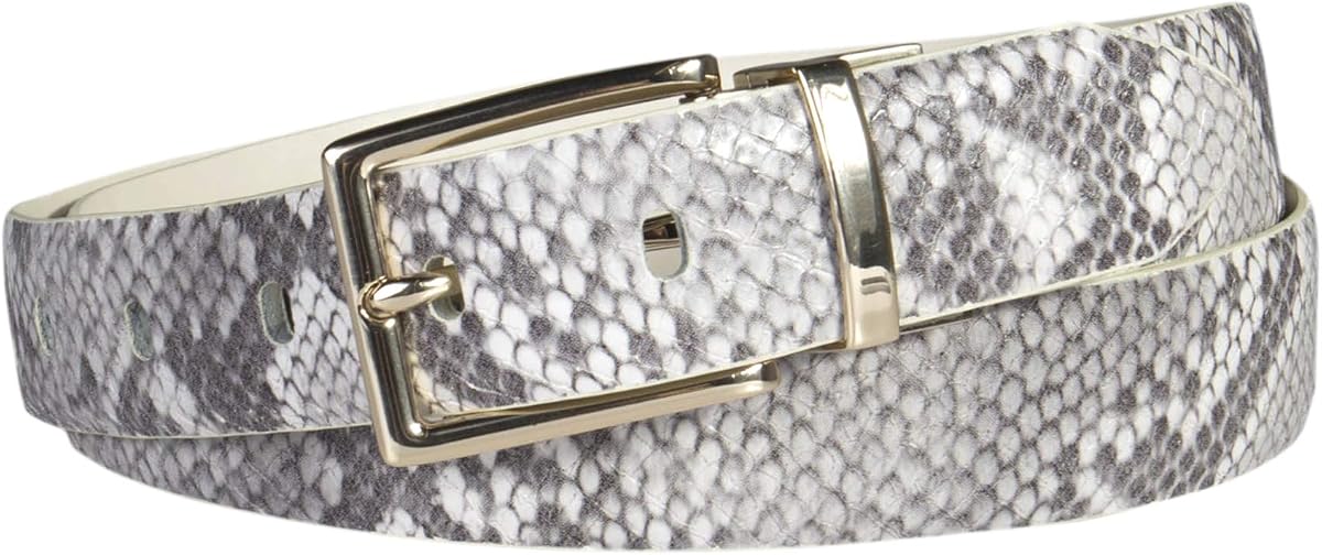 Calvin Klein Cinturones versátiles reversibles 2 en 1 para mujer para jeans, pantalones y vestidos (tallas regulares y grandes)