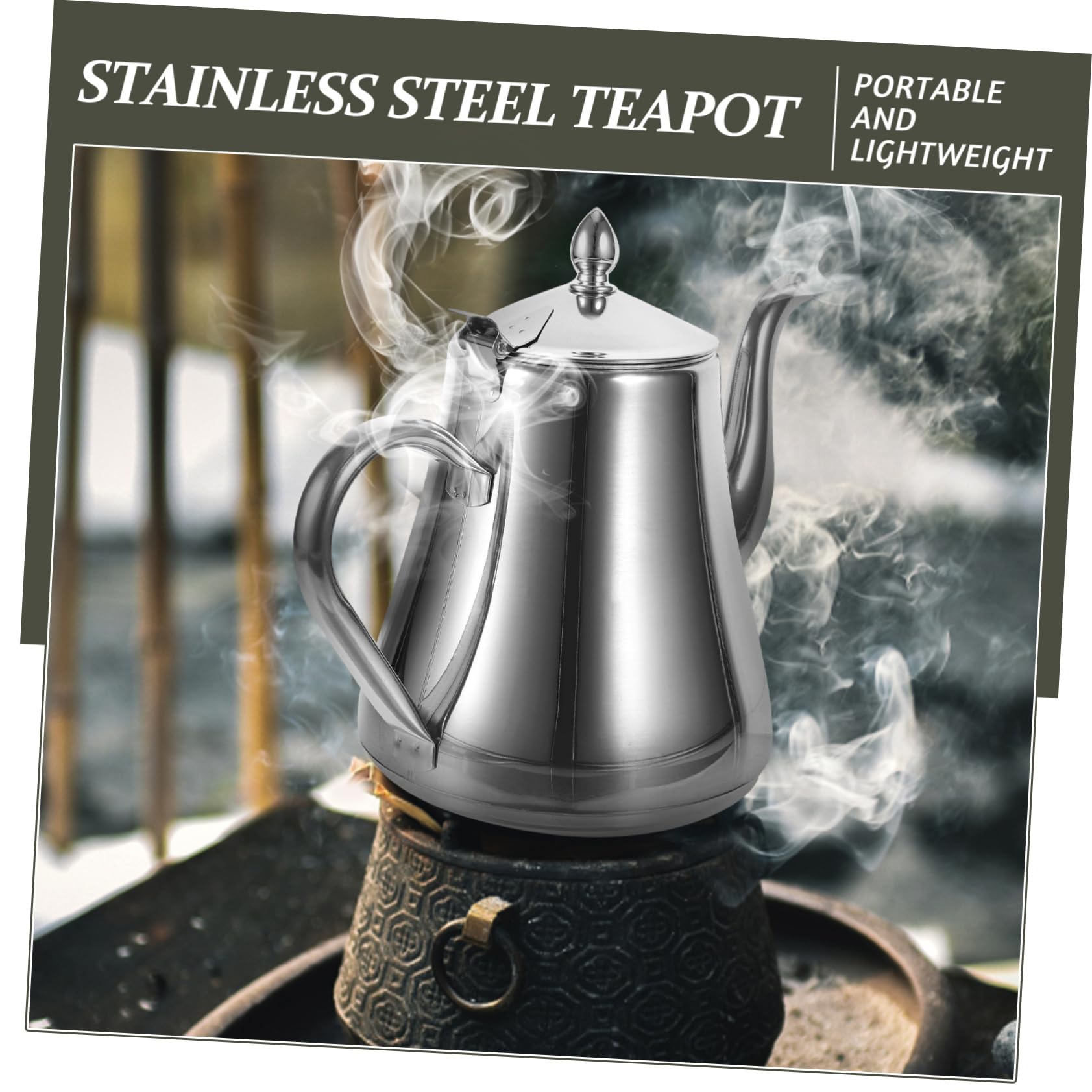 Tetera De Acero Inoxidable Infusor Interior Tetera Hogar y Cocina Para Preparar Infusiones De Té