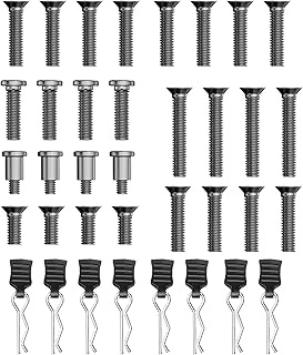 HYPER GO KS001 RC Car Accessories Screw and Clips, Spare Parts RC Vehicle Screw for All 1/16 Scale
