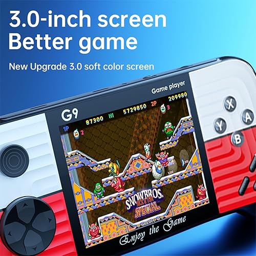 Miniatura 5 de Mini videojuegos retro portátiles, consola de juegos de mano con pantalla a color clásica de FC Games de 3.0 pulgadas, cumpleaños para niños, niñas