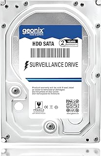 GEONIX Refurbished 500 GB SATA Hard Drive for Desktop/Surveillance–8.89 cm(3.5 Inch), 6 Gb/s 7200 RPM High Speed Data Transfer, Heavy Duty Hard Disk with 256 MB Cache for Computer PC, 2 Years Warranty