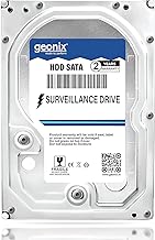 GEONIX 2 TB SATA Hard Drive for Desktop/Surveillance 8.89 cm(3.5 Inch), 6 Gb/s 7200 RPM High Speed Data Transfer, Heavy Duty Hard Disk with 256 MB Cache for Computer PC, 2 Years Warranty