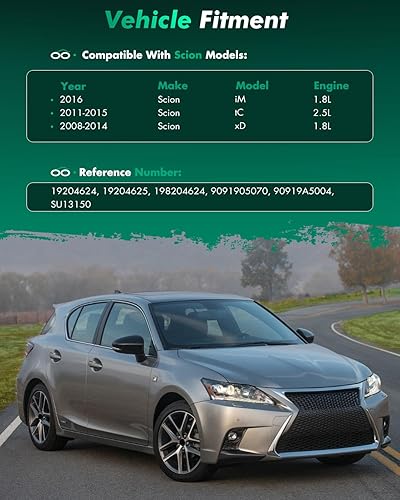 Miniatura 3 de SCITOO Sensor de posición del cigüeñal del motor de coche 90919-05070 19204624 compatible para Toyota Corolla 2009-2020 para Lexus ES300h 2013-2018