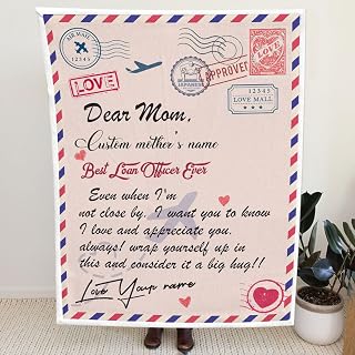 Best Gift for Mom, Warm Cozy Soft Throw for Mother's Day, Birthday, Christmas Blanket - Loan Officer Gift EIXrWJ