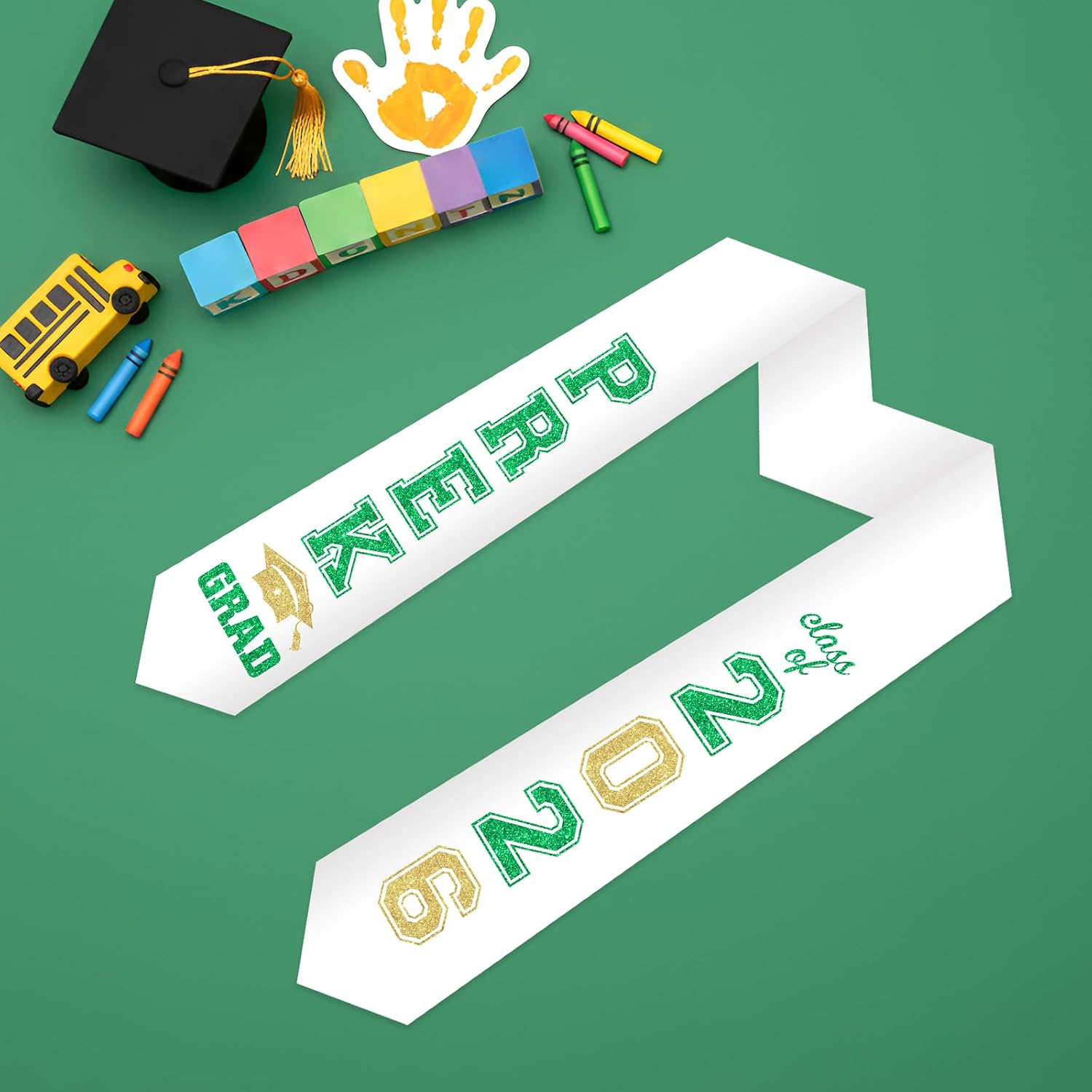 Jollyboom Pre-k Graduation Decorations 2026, Class of 2026 Graduation Decorations Stole Sash Congrats Grad Academic Preschool