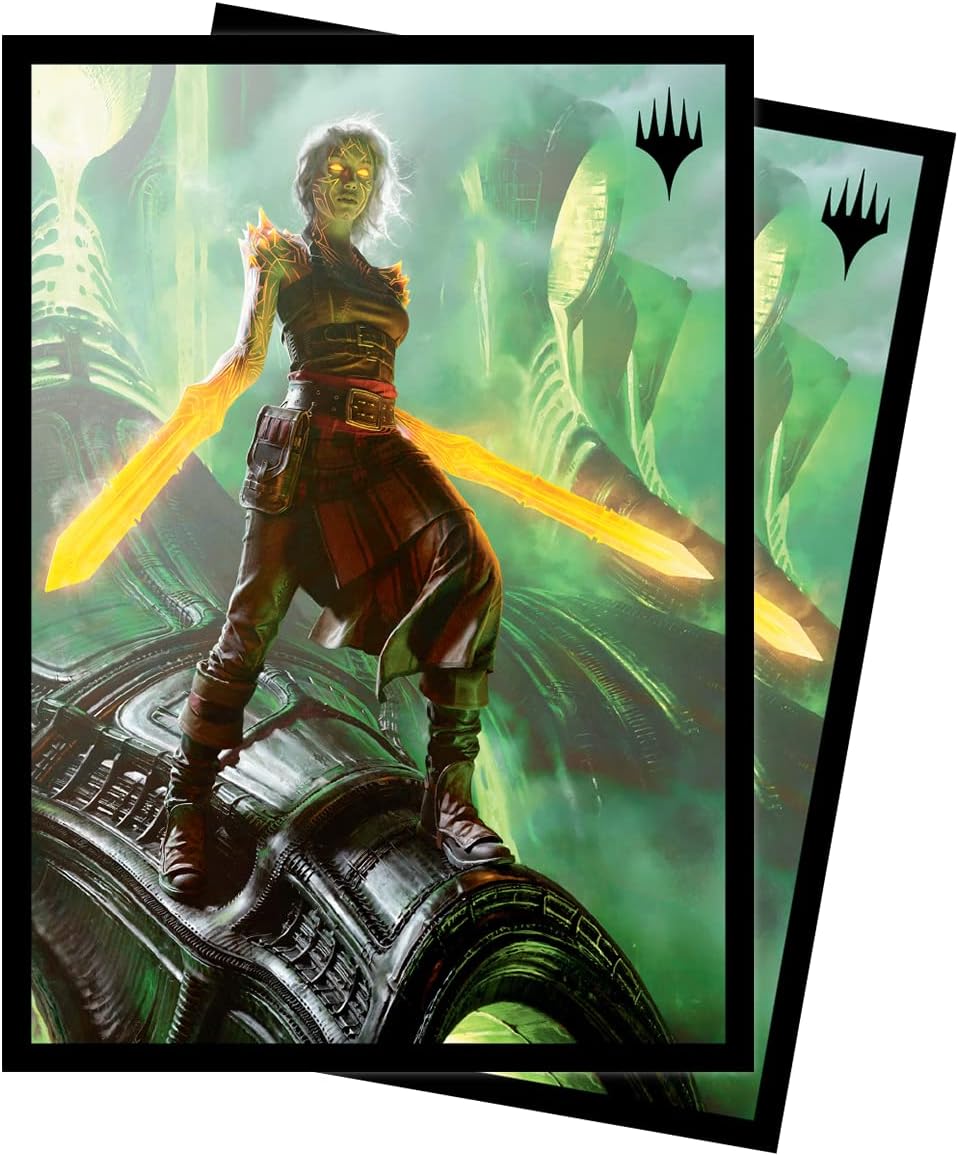 Ultra PRO - Magic: The Gathering Phyrexia All Will Be One - 100ct Standard Size Card Sleeves (The Unforgiving) Protect Collectible Cards, Trading Cards & Gaming Cards, Ultimate Card Protection