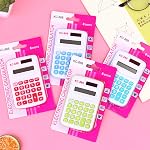 20 Pack Pocket Calculator Small Battery Powered Basic Calculator Bulk Mini Size 4 Function Calculators Hand Held for Students Kids School Home Office in