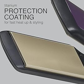 Remington 1 3/4 Flat Iron, Hair Straightener with Anti-Static Technology, 30-Second Heat Up & 60 Minute Auto Shut-Off, 30% Longer Ceramic Floating Plates, Titanium + Ceramic Coating