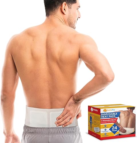 Miniatura 12 de SunnyBay Parches térmicos adhesivos para dolor de cuello, rodilla y espalda superior o inferior, almohadillas térmicas activadas por aire