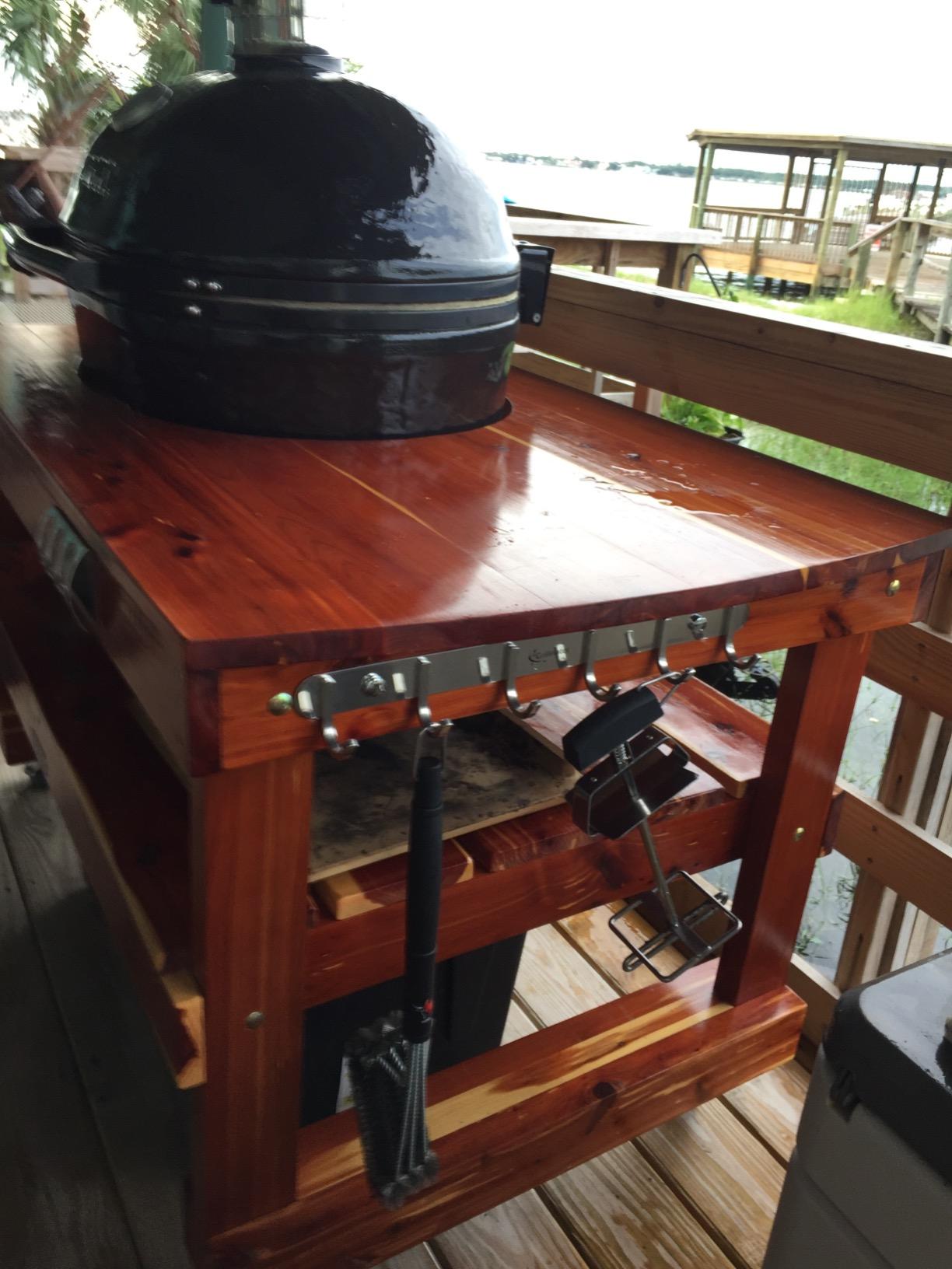 Grillinator BBQ Tool Rack Polished Stainless Steel 6