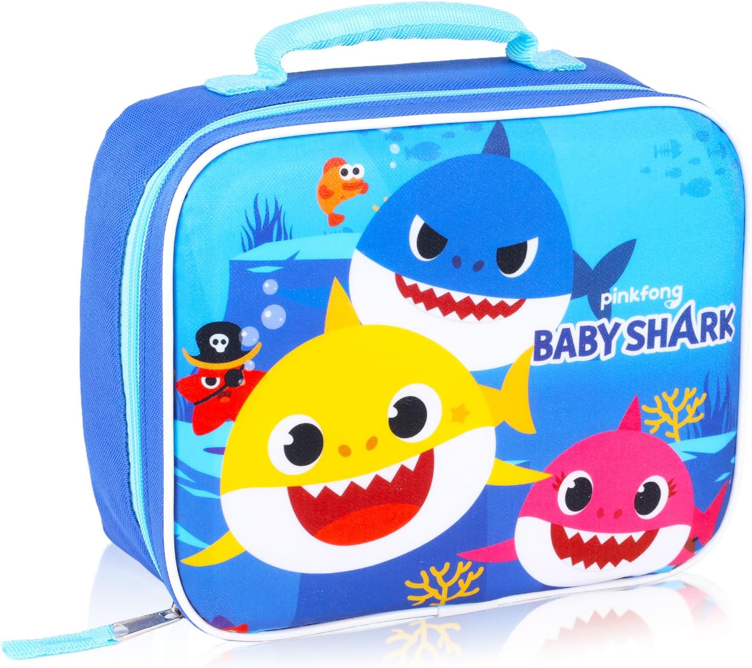 Baby Shark Lunch Box Single for Kids - Insulated Baby Shark Lunch Bag