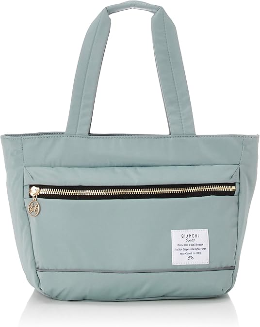 キャンバストートバッグ　bianchi Donna ビアンキドンナ　紺　本革部品 Bianchi トートバッグ Donna ビアンキ ドンナ 送料無料 手提げ