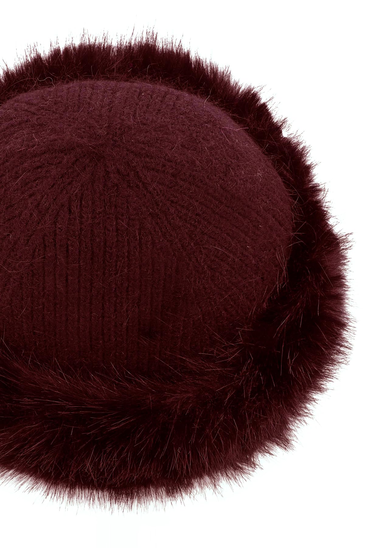 QUEEN HELENA Sombrero de Invierno Cálido con Pelo Suave para Mujer CP07