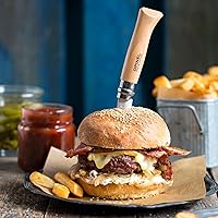 Vista 9 de OPINEL Nº 06 INOX - Cuchillo de bolsillo plegable de acero inoxidable Sandvik, mango de madera de haya, hoja de 2.87 pulgadas, collar de bloqueo