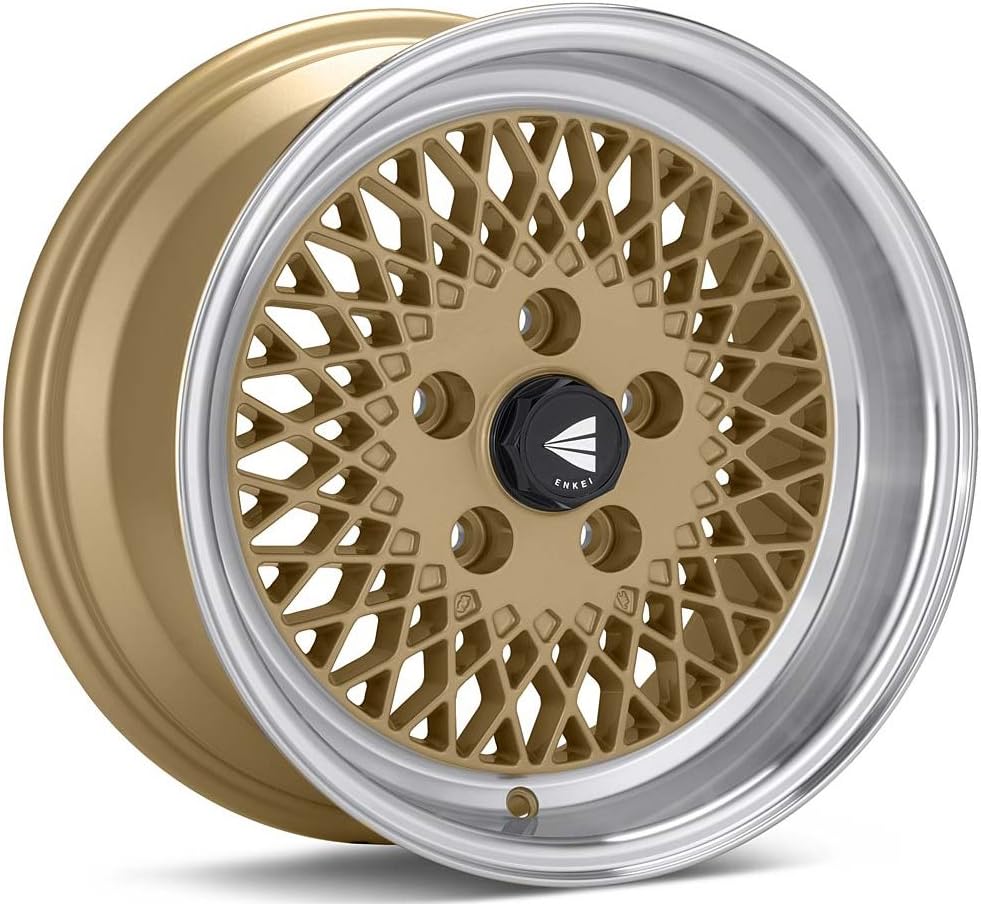 Enkei 465-570-4838GG ENKEI92 Performance Wheel 15x7 +38 4x114.3 Gold Paint