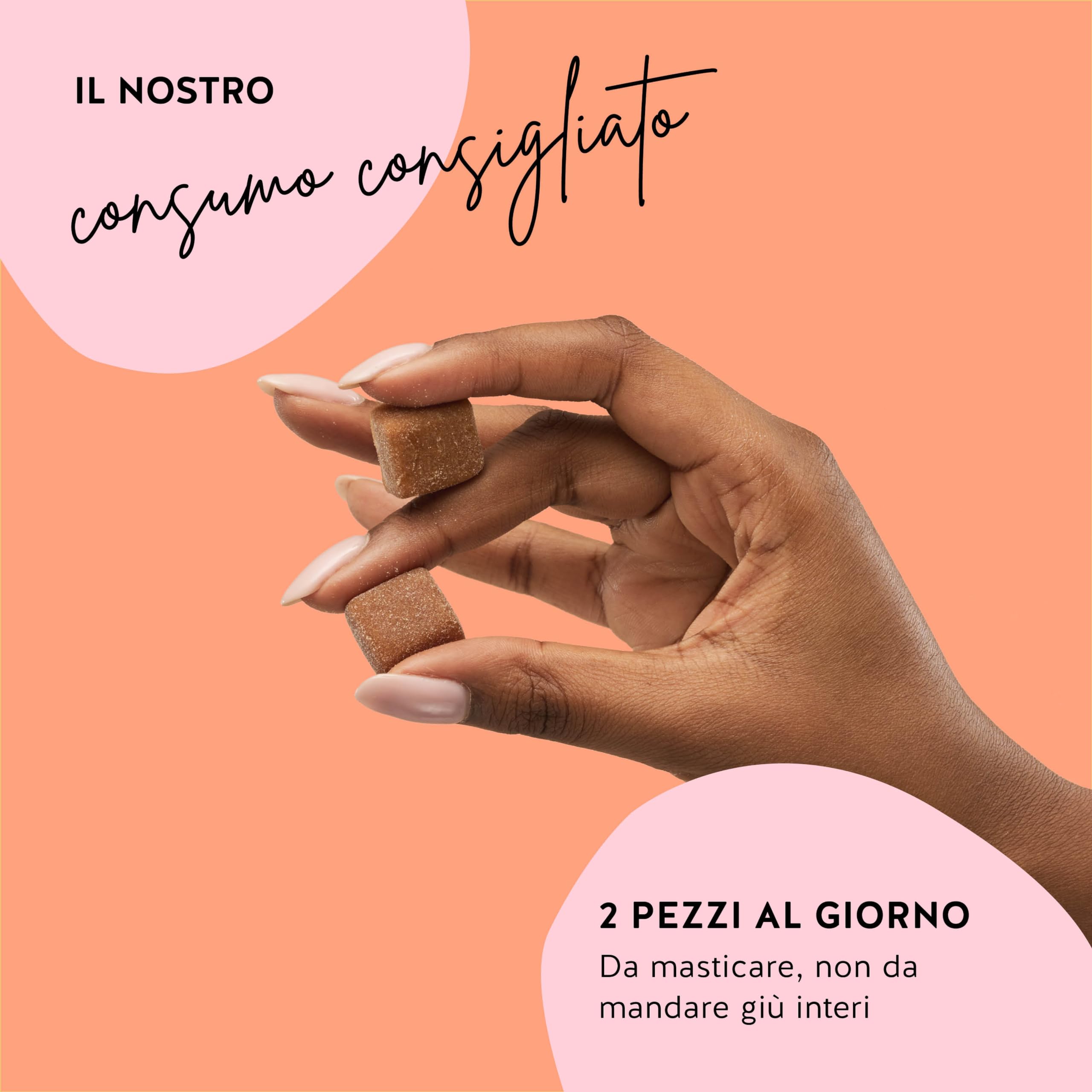 Beauty Bites - Rinforzo dei capelli e ringiovanimento della pelle - Vitamina E, selenio, zinco, rame & estratto di tè verde - Senza zucchero e dolcificanti - 45 pezzi - Vegan - Bears with Benefits