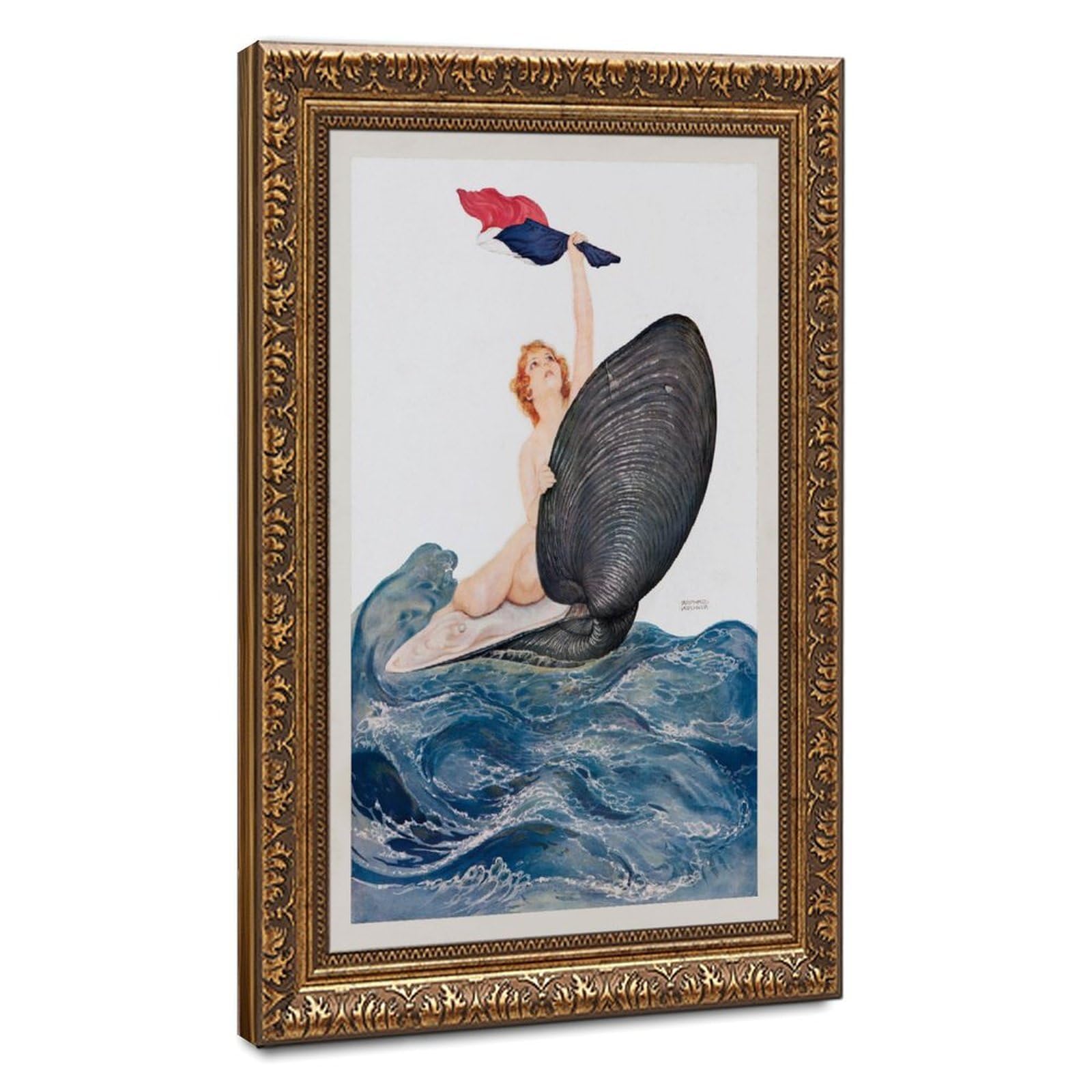 Impression giclée Raphael Kirchner grand format avec cadre - 8