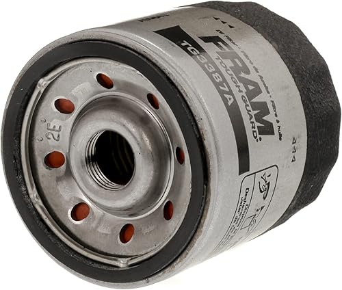 Miniatura 3 de FRAM, Tough Guard TG3387A - Filtro de aceite de repuesto, diseñado para intervalos de cambio de flujo completo de hasta 15,000 millas