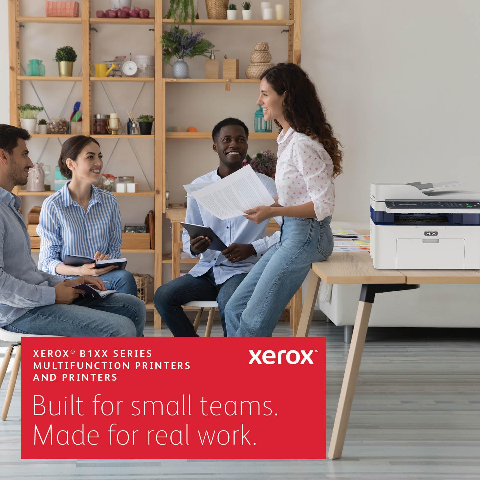 Xerox B105 Multifunction Wireless Printer - Compact Mono Laser All-in-One, Fast 20ppm, Print/Scan/Copy, A4, Desktop Home Office, Small Team, Mobile Ready, Wi-Fi, AirPrint — view 6
