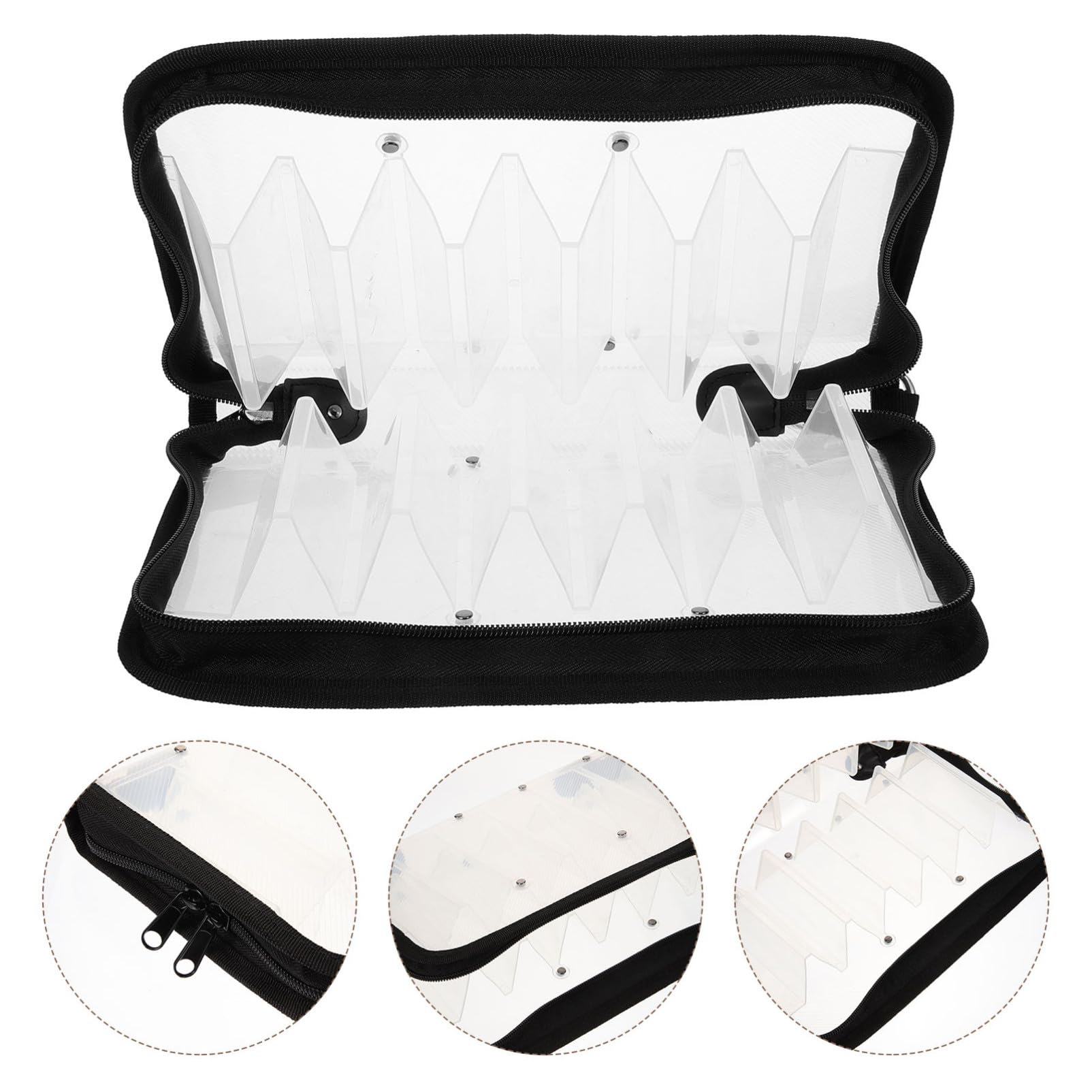 HEMOTON Set di scatole di gamberetti in Legno all'aperto attirare organizzatore scatole di immagazzinaggio multifunzionali scatole di Attrezzatura da Pesca pp