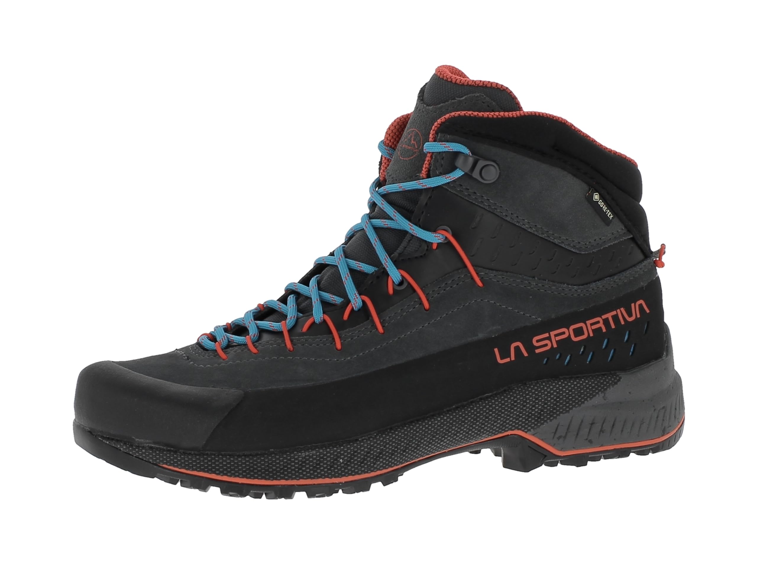 LA Sportiva LaSportiva TX4 Evo Mid GTX – Scarpe da Trekking da Uomo – Carbonio/Cherry Tomato