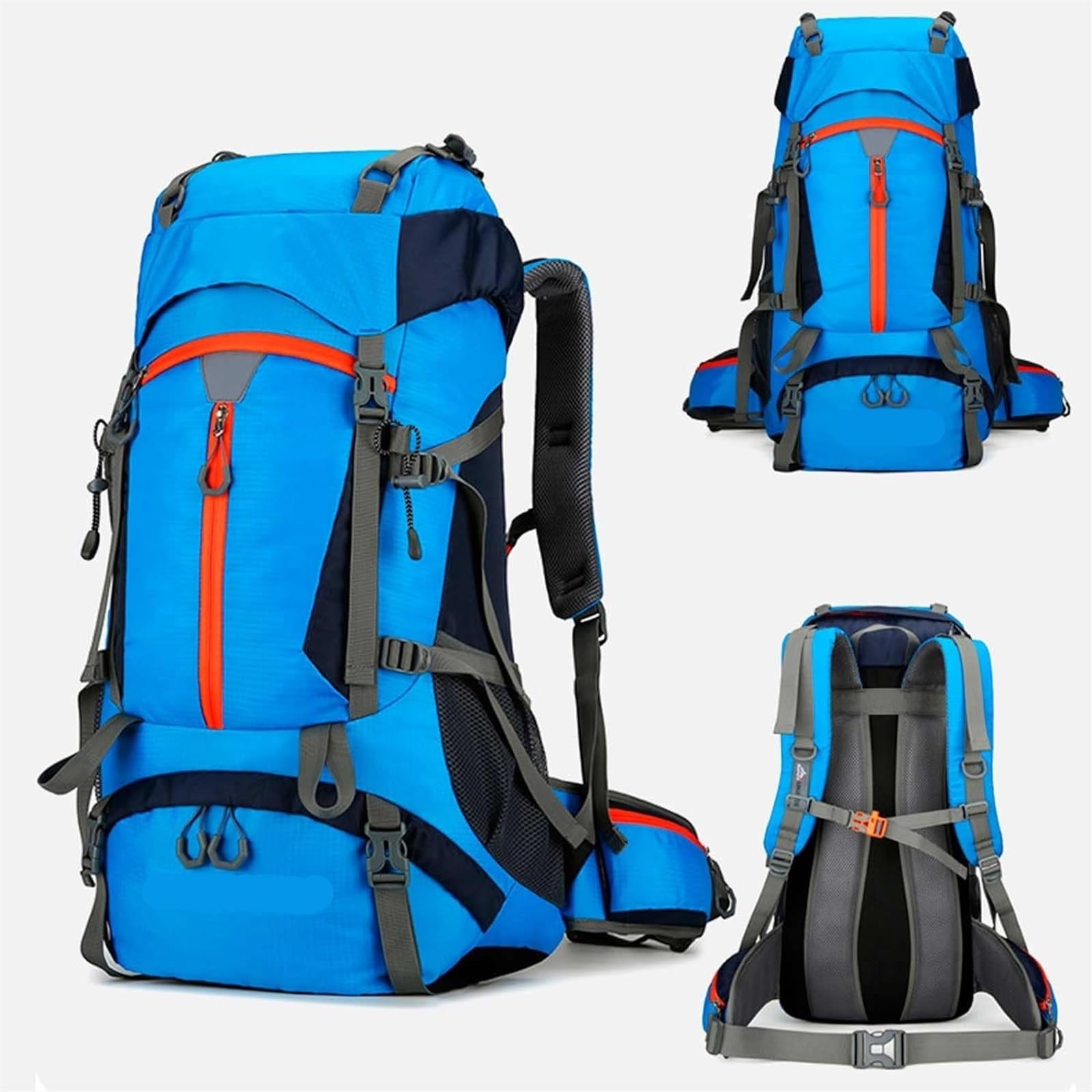 Plecak Turystyczny Plecak Trekkingowy Plecak Górski 65L Plecak Turystyczny Lekki, Sportowy Plecak Podróżny Na Świeżym Powietrzu Torba Alpinistyczna(A)